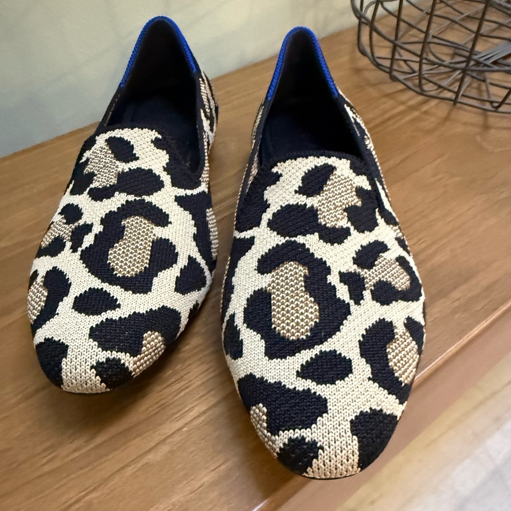 Rothy's Leopard Flats.  Limited edit.  Practically new!